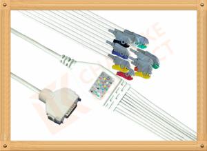 Wholesale Fukuda Denshi Ecg Monitor Cable Flexibility And Durability With 10 Leads from china suppliers