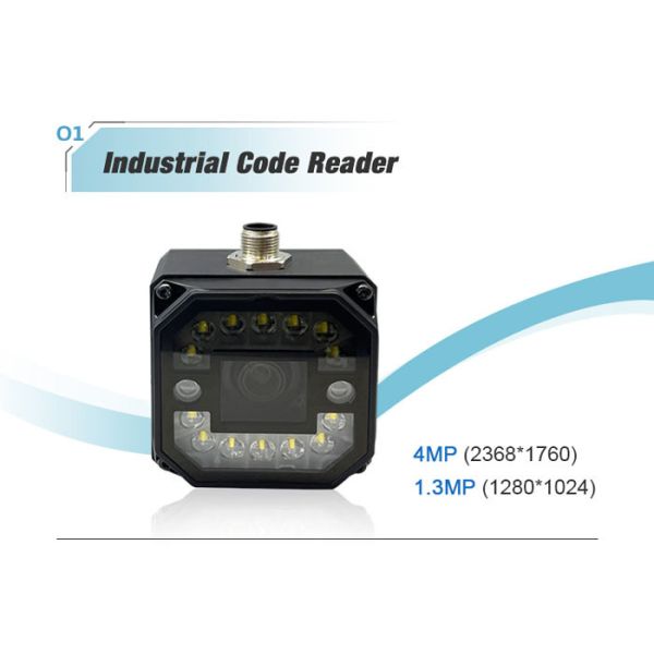 Rakinda 1.3MP Industrial IP67 Code Reader Adopts 14 LED Lamps For Production line Quality Management And Tracking