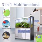 Aquarium Gravel Cleaner New Quick Water Changer with Air-Pressing Button Fish