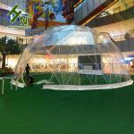 Big 13m Clear Pvc Geodesic Dome Tent For Event Garden