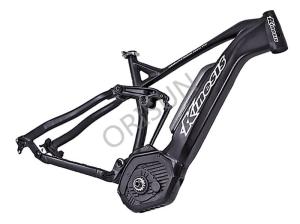 Wholesale 29er CX Full Suspension Ebike Frame , Custom E Bike Frame With 148 X 12 Dropout from china suppliers