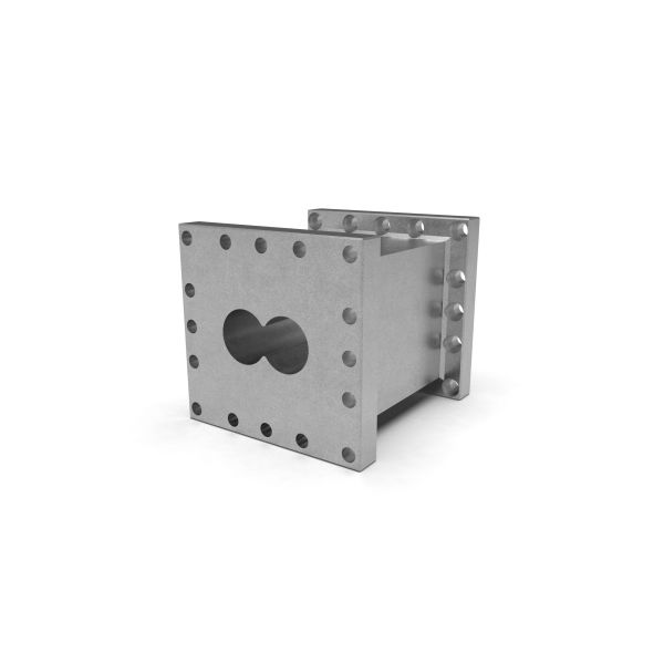 Custom Twin Screw Barrel for XPS Plates Extruder 60mm Diameter