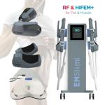 13 Tesla EMS Sculpting Machine ABS Material 4 Handles RF Muscle Stimulation With