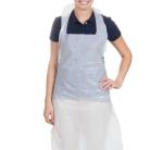 Plastic Disposable Apron 70x110CM Blue / White Plastic Aprons On A Roll