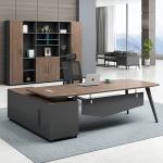 Modern Wooden Executive Desks Business Type L Shape Office Desk with Long Size