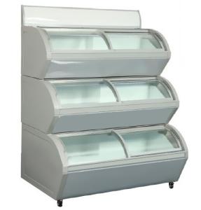 Wholesale 3 Layers Ice Cream Display Refrigerator With 3 Compressor Below 18 Degree from china suppliers