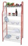 4 Tier Standing Type Kitchen Dinner Plate Dish Rack Dish Drying Rack Plate Rack