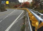 Durable Highway Metal Guardrails Q235 Hot Dip Galvanizing Metal Material