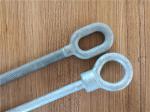 Helical Earth Anchors / Thimble Eye Bolt Oval Eye Bolt 5/8" Diameter 500 Mm