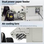 3KW DTF Shaker Dryer Machine 80cm T Shirt Transfer Printing Machine