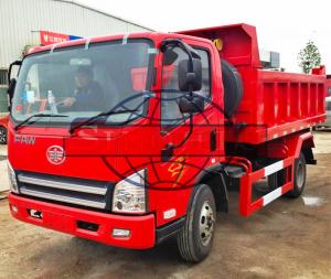China 3 - 5 Tons Utility Dump Truck 6 Wheels 4m3 Volume 3800*2000*600 Carriage on sale