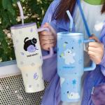 1300ml Capacity Portable Water Cup BPA Free Material Keep Warm for 6-12 Hours