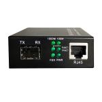 SFP Media Converters, 1xRJ45, 1xSFP Slot, Fiber types, 100 or 1000M Speed and