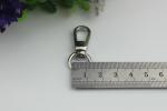 Die casting zinc alloy round eye bolt 12 mm nickel snap hook with hanging