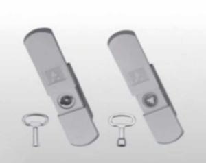 Wholesale Electric Box Cabinet Door Lock Stainless Steel Heaven Earth Linkage Upper Lower Linkage Locks from china suppliers
