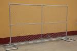 4'x12ft US standard construction chain mesh fence tubing 1⅝"(42mm) x 17ga/1.4mm