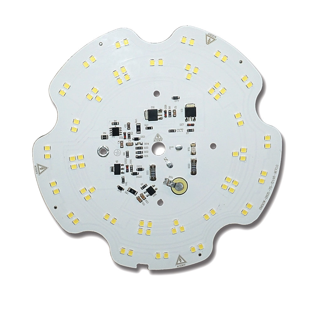 146mm Round 50W SMD2835 DOB LED Module Cool White Emitting Color