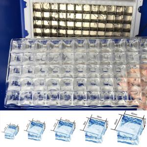China Air / Water Cooling Industrial Ice Cube Maker With Stainless Steel Body Material on sale