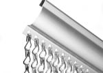 Door Decorative Chain Link Curtain Aluminum Insect & Fly Screen 1.9 Mm Wire