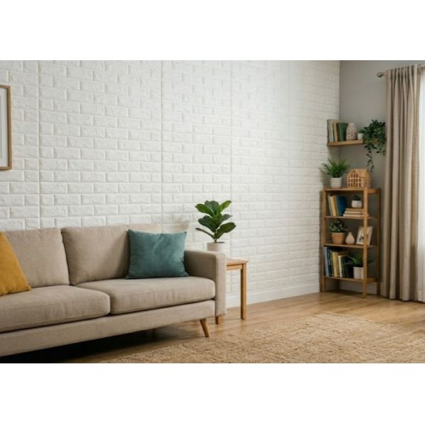 Renter Friendly PE Foam Wall Stickers Lightweight Removable Home 3D PE Foam Wallpaper