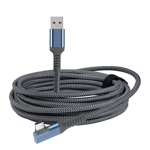 20FT VR Headset Type A To C USB 3.1 Charging Cable 5Gbps Nylon Braided