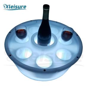 Wholesale spa hot tub float LED bar movable LED glass holder for spa pool hot tub swim spa from china suppliers
