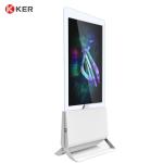 43" 55" Facing Ultra High Bright Transparent Double Side Digital Signage Store