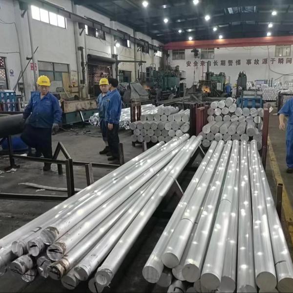 Customized Size Aluminium Rod 6061 6082 T6 Extruded Solid Round Billet Bar For