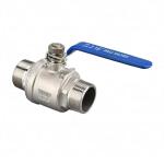 304 stainless steel internal and external wire ball valve two-piece external