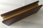 T Slot Wood Finish Extruded Aluminum Profiles For Windows And Doors