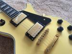 Custom guitar shop lp electric guitar Cream color 7 ply binding Ebony fingerboar