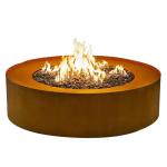 Outdoor Rustic Red Wood Burning Fire Pits 1200mm *400mm*2000mm
