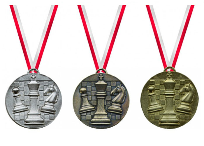 Round Copper Metal Award Medals Original Material Color Die Casting Process