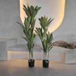 Indoor / Outdoor Plastic Artificial Plants Waterproof 120-150cm