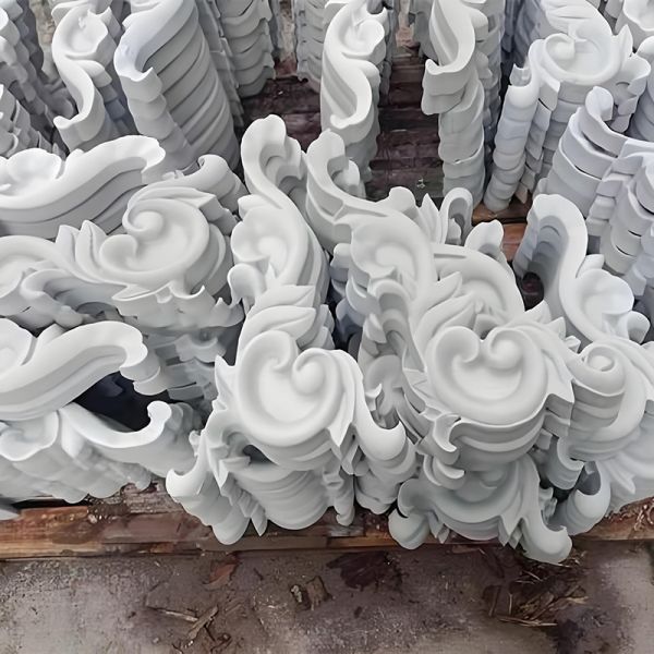 High Density EPS Foam Relief For Architecture Decoration Custom European Relief