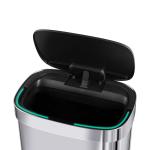 Function Lid Open Automatically Household Kitchen Stainless Steel Trash Can with
