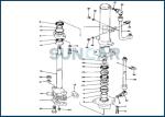 236-63-11104 2366311104 Blade Lift Cylinder Service Kit For GD22H-1