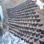 150mm HDPE Geocell for Shallow Riverway Textured Surface and Traditional Design