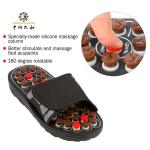 Non Slip 10.43 Inch Acupoint Reflexology Sandals , Acupressure Massage Slippers