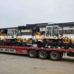 Wheel Type Square Rod Rotary Drilling Rig Pile Driver Machine Piling Post Ground