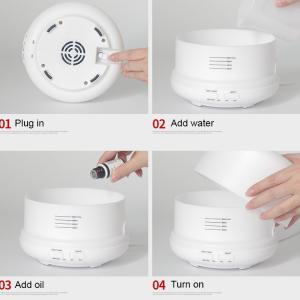 Wholesale 7 Color Changing LED Light Aromatherapy Essential Oil Diffuser air ultrasonic humidifier Light Wood color YD-025-1 from china suppliers