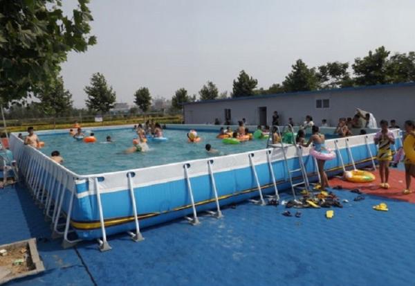 Quality Summer Metal Frame Swimming Pool Large Set Custom Steel Frame Pool For Holiday for sale