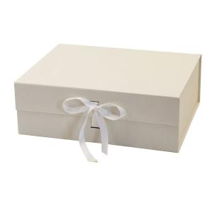 Wholesale Recycled Materials Custom Magnetic Folding Gift Box with Ribbon Closure Logo Printing from china suppliers