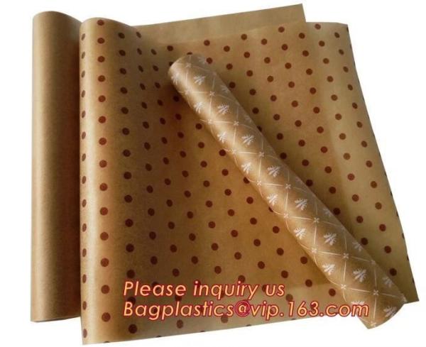 Non Stick Roasting Food Grade Wrapping Paper Silicone Coated Baking Parchment