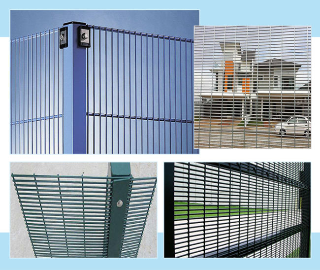 Powder Coated Welded 358 Security Mesh High Security ODM For Military Boundary