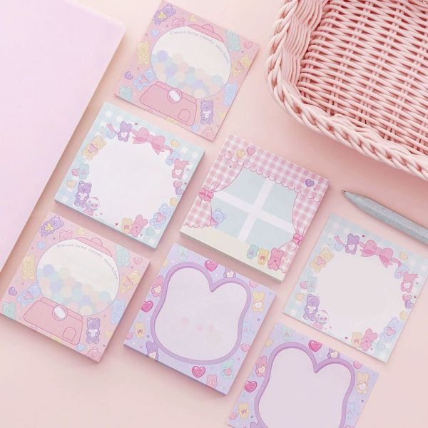 Custom Personalized Stationery Self-adhesive Note Pad Printed Sticky Notes Stationery Cute Sticky Note Custom Sticky Notepad