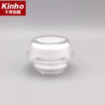 15g 30g Empty Face Cream Containers 50g PMMA Lotion Jars Flying Saucer Shape