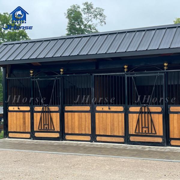 Weave Technique Welded Height 2.3m Customizable Options Horse Stall Stable Swing