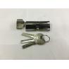 Buy cheap 70mm(35*35) Single Zinc Cylinder with 3 iron computer keys Surface finish Bright from wholesalers