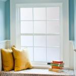 Frosted Home Office Plastic Film For Windows , Self Static Vinyl Security Window